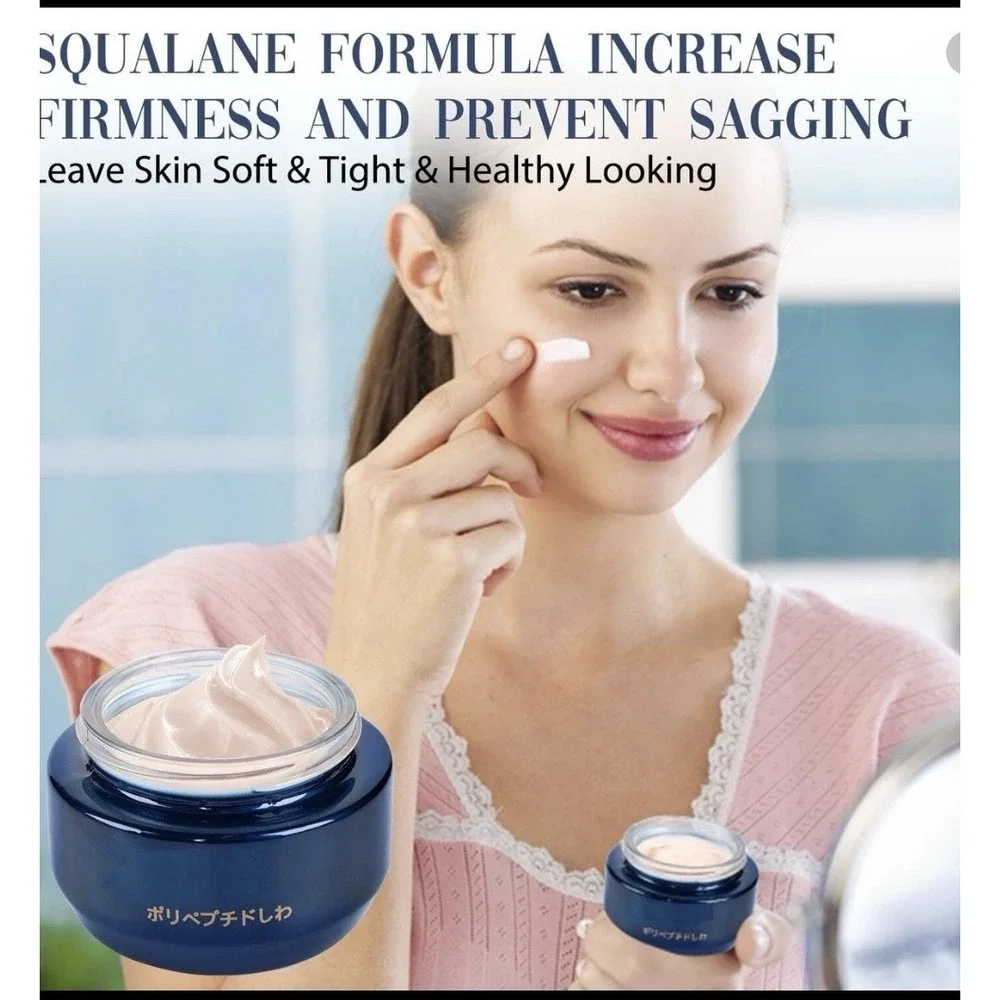 Qingling Polypeptide Anti-Wrinkle Facial Cream Squalane Collagen Niacinamide 50g